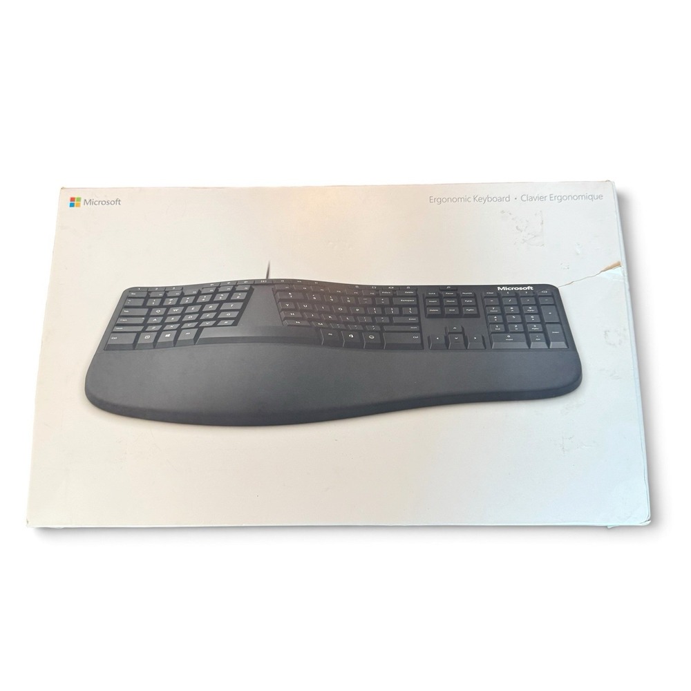 Microsoft Ergonomic Desktop Keyboard Model 1878 Please Read Open Box
